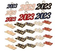 HEALSOPTHY 25 Pièces Pendentifs de Charmes pour Bracelets Colliers Porte Clés Accessoires DIY pour Personnalisés