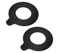 HEALSOPTHY 2pcs Entretoises Rondes en Caoutchouc Résistantes à L'usure Absorption des Chocs pour Kit de Cales de Goupille D'excavatrice, pour Machines de Construction