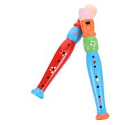 HEALSOPTHY 2pièces Flûtes Bois pour Garçon Fille De Jouets Musicaux Colorés Instruments Éducatifs pour Garçons Et Filles Améliorez Intérêt Musical des Petits