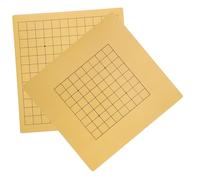 HEALSOPTHY 2pièces Plateau De Jeu De Go Jeu De Société De Go Bois Fournitures Échiquier Éducatif pour Garçon Fille