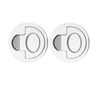 HEALSOPTHY 2pièces Poignée Encastrable INOX pour Trappe Bateau Lot de Anneaux de Traction Levier Encastré pour Trappe de Pont et Couvercle