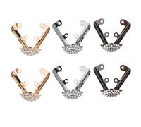 HEALSOPTHY 3 Paires Couvre-Talons pour Talons Hauts Conseils Talons Hauts Métal Protège Les Pointes Les Abrasions Coups 21 1,7cm X 3,1cm pour Chaussures et Embouts de Parties et Divers