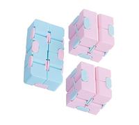 HEALSOPTHY 3 Pièces Cube Stress Couleurs Aléatoires de Créatifs pour Coordination Intelligence Couleur Aléatoire
