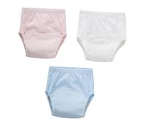 HEALSOPTHY 3 pièces Culottes Apprentissage Coton Respirant Anti-fuite Sous-vêtements Réutilisables Unisexes pour Toilettes Confort Ajusté et Protection Absorbante