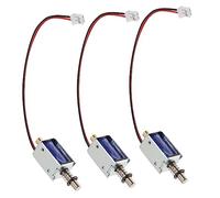 HEALSOPTHY 3 pièces Mini Électroaimant Solénoïde Push Pull pour Applications Machines de et Équipements Mécaniques