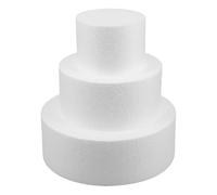 HEALSOPTHY 3 pièces Moule à Gâteau Mousse Ronde Hauteurs Multiples Résistant et Polyvalent pour Décoration DIY Présentoir Gâteau Anniversaire et Mariage