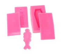 HEALSOPTHY 3 Pièces Moule Silicone Squelette Humain Coffret pour Résine Époxy Pâte Polymère DIY Moulage et Flexible pour Bijoux et Décorations Détaillées