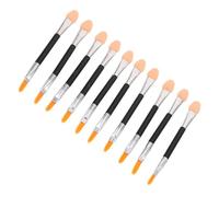 HEALSOPTHY 30 Pièces 30 Pinceaux à Double Embout en Éponge Haute Densité pour Modélisme DIY - Pinceaux Secs pour Effets de Vieillissement Naturels, Outils Précis pour Peinture Acrylique et