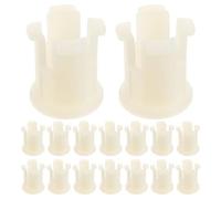 HEALSOPTHY 30 Pièces Inserts Plastique pour Roulette Pivotante Douilles de Montage pour Chaise Manchons de Remplacement pour Meubles de Bureau et Réparation de Chaises Roulettes