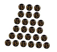 HEALSOPTHY 300Pièces Bracelet de Perles Bouddhistes Feng Shui Traditionnelle Noir pour Richesse