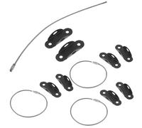 HEALSOPTHY 4 ensembles Système de Sécurité pour Meubles Kit de Muraux pour Meubles Fixation de Bibliothèque et Armoire Protection pour Garçon Fille et Animaux Facile à Installer et