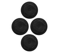 HEALSOPTHY 4 Pièces Bouchon de Drain Étanche pour Poubelle Extérieure Lot de Plastique Robuste Protection Anti-fuite et Résistance Aux Intempéries Accessoire Compatible pour Gestion des