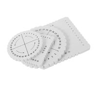 HEALSOPTHY 4 pièces Disque de Corde Rond et Carré Outil de DIY Bracelet Macramé Kit Fabricant Bracelet Portable