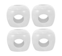 HEALSOPTHY 4 Pièces Protège Poignées de Porte Garçon Fille Couvre Poignée Sécurisé Rond Tourne pour Garçon Fille Compatible Standard Design Élégant et Discret pour Maison