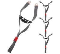 HEALSOPTHY 4 Pièces Sangle de Casque de Sécurité Y Forme avec Mentonnière Ajustable Accessoires de Retenue pour Casque Industriel Construction Confort Optimisé pour Travailleurs Extérieur