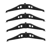 HEALSOPTHY 4 Pièces Support de Base pour Arbre de Noël Artificiel Vert Foncé Pied de Remplacement Stable sans Outil pour Décoration Intérieure et Bureau
