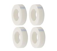 HEALSOPTHY 4 Rouleaux de Bande Adhésive Tissu Non Tissé Blanc, Adhérence Sécurisée et Douce pour Extension de Cils pour Procédure de Pose de Cils