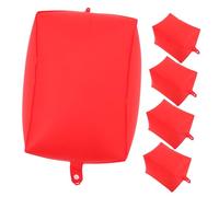 HEALSOPTHY 5 Pièces Ballons Carrés Écrits Décorations Gonflables pour Mariages Anniversaires Événements Unique Flottants