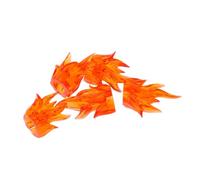 HEALSOPTHY 5 pièces Figurines Miniatures Effets Feu et Glace Éducatif Blocs de Construction Créatifs pour Garçon Fille avec Accessoires Halloween