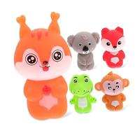 HEALSOPTHY 5 Pièces Marionnettes à Doigts Animaux Éducatives de Interactifs pour Contes et Histoires Accessoire pour Fêtes