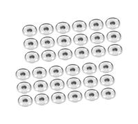 HEALSOPTHY 50 Pièces Boutons-pression Métalliques à Coudre Laiton Invisibles pour Vêtements Fermoirs Discrets pour Tissus Adaptés Aux Costumes et Tissus Variés Kit Couture DIY Polyvalent