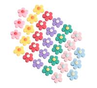 HEALSOPTHY 50 pièces Breloques Résine Fleurs Ornementales pour Coque Téléphone et Accessoires Cheveux DIY Petites Décorations Charmantes pour Bijoux et Loisirs Créatifs