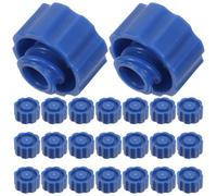 HEALSOPTHY 50 Pièces Capuchons de Pointe pour de Distribution Bouchons Plastique Résistants à Haute Température Couvercles de Remplacement pour Flacons Presseurs Utilisés Laboratoire et