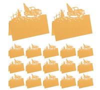 HEALSOPTHY 50 Pièces Cartes de Placement de Noël Figurine de Neige | Nom Manuscrit Visible, Évite les Confusions, Organise les Participants, pour Mariage et Dîner de Noël