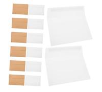 HEALSOPTHY 50 pièces Enveloppes Invitation Auto Adhésives Papier Carton Kraft et Blanc Auto Scellantes pour Cartes de Mariage Invitations et Envoi Postal
