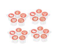 HEALSOPTHY 50 Pièces Miniature Cups Set Small Resin Tiny Tea Mugs for Dollhouse Kitchen Accessories Creative Table Decor and DIY Craft Supplies
