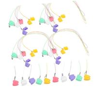 HEALSOPTHY 50 Pièces Plastic Tooth Fairy Boxes With Secure Closure For Teeth Storage Keepsake Holders In For Memory Preservation And Party Favor Supplies