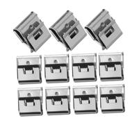 HEALSOPTHY 55 pièces Clips Câble Photovoltaïque Acier Inoxydable Serrage Stable pour Câbles de Mise Terre Solaire Fixation pour Installation Facile et Résistante Au Vent