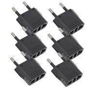 HEALSOPTHY 6 pièces Adaptateur Prise Européen Convertisseur US vers Adaptateur Voyage Compact pour Appareils Électriques Jusqu à Usage Maison et Déplacement