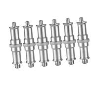 HEALSOPTHY 6 pièces Adaptateur Vis Métal pour Trépied Appareil Photo Lot de Facile à Monter Main Remplace Vis Usée pour Supports Lumière et Accessoires Caméra
