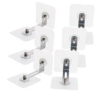 HEALSOPTHY 6 pièces Ancre Murale Meubles Basculement Fixation Sécurité Placard Sans Perçage Protection Meuble Durable pour Mobilier