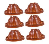 HEALSOPTHY 6 pièces Bases de DIY pour Projets Scientifiques Coques de Réalistes Résistantes et Accessoires Éducatifs pour Éruptions Volcaniques