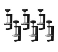 HEALSOPTHY 6 Pièces Lot de 6 Serrage-Joints en G Robustes à Vis Manuelle pour Menuiserie, Petite Pince en Métal Solide, Serrage Précis pour Bricolage et Travaux de Fixation Industriels