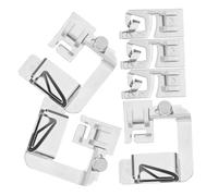 HEALSOPTHY 6 pièces Pied Ourlet Roulé Accessoire Machine à Coudre Pied Presseur Pratique pour Couture Patchwork et Quilting Compatible Débutants et