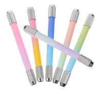 HEALSOPTHY 6 pièces Prolongateur Crayon Métallique Double Embout Gradient Extenseur Crayon pour Artistes et et