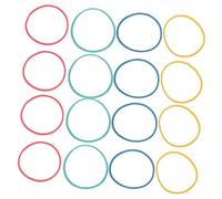 HEALSOPTHY 60 Pièces Lot de Caoutchouc Colorés Résistants et Flexibles pour Bureaux Écoles et Usage à pour Fixation sur Tableaux à Clous et