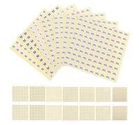 HEALSOPTHY 7000 pièces Étiquettes Autocollantes Rondes pour Vêtements S à Identification Rapide Faciles à Appliquer Enlever pour Organisation et Tri Textile Boutique