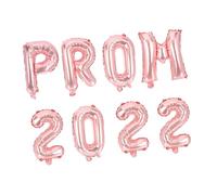 HEALSOPTHY 8 Pièces Ballons de Graduation Rose Prom Décoration Suspendue pour Fête Remise des Diplômes et de