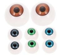 HEALSOPTHY 8 Pièces Yeux Creux Colorés pour Poupée DIY Accessoires Halloween Décoration Dhorreur pour Masques et Bricolage Couleurs Aléatoires Couleur Aléatoire