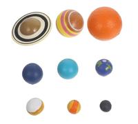 HEALSOPTHY 9 pièces Modèle de Planètes du Système Solaire Simulation Réaliste Science Éducative pour Garçon Fille Garçons Filles Apprentissage Astronomie Stem