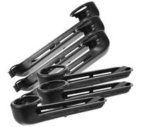 HEALSOPTHY Accessoires de Table de Billard Rail de Snooker en Plastique Noir 6pcs pour Rangement et Transport Pratiques