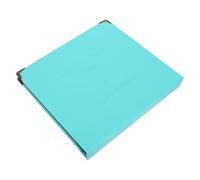 HEALSOPTHY Album de Rangement pour Tickets 33 Pages Bleu-vert Feuilles Plastifiées - Carnet pour Billets de Cinéma, Concerts, Voyages - Organisateur Portable pour Reçus, Photos et Souvenirs