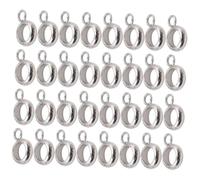 HEALSOPTHY Anneaux En Acier Inoxydable Pour Perles, 100 Pcs, Taille 4x6x2 Mm, Multifonctionnels Pour Fabrication De Bijoux Diy, Accessoires Pour Bracelets Et Colliers, Usage Artisanal Créatif