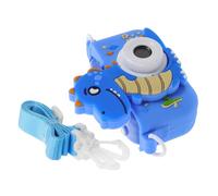 HEALSOPTHY Appareil Photo Numérique Garçon Fille Caméra Dinosaur Design Bleu HD Double Caméra Selfie Avant Arrière pour Garçons Filles Cadeau Photographie Vidéo