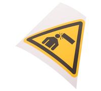 HEALSOPTHY Autocollant Avertissement Tête Basse Signalisation de Sécurité Adhésive Résistante pour Machines et Equipements Sticker Vigilance Chute de Tête