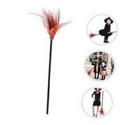 HEALSOPTHY Balai de Orange Halloween Accessoire Costume et Réaliste pour Sorcières et Magiciens Décoration Festive Résistante